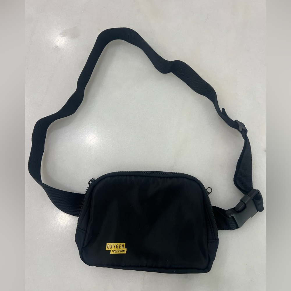 Oxygen True Crime Black Crossbody Bag